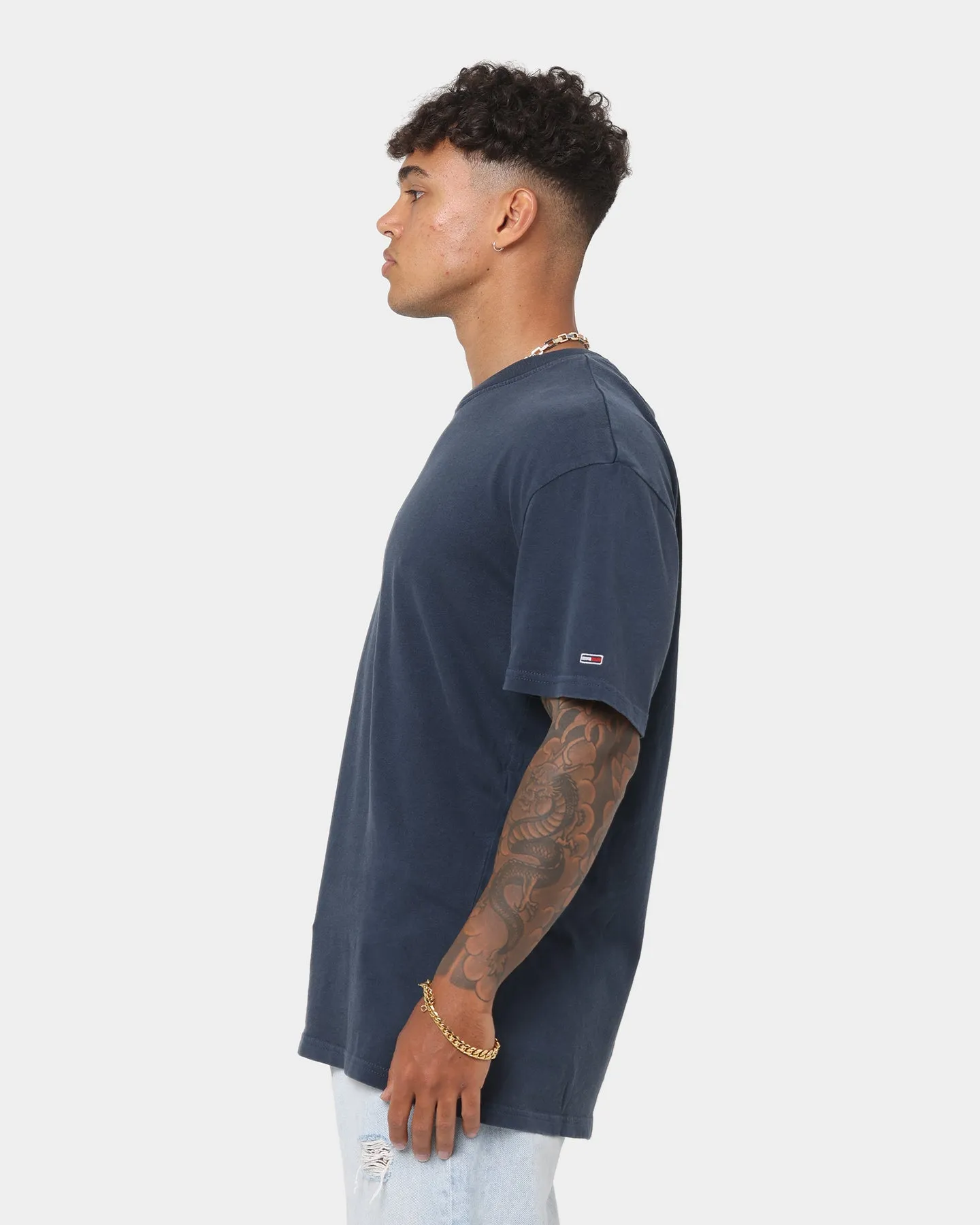 Tommy Jeans Vintage Flag T-Shirt Twilight Navy