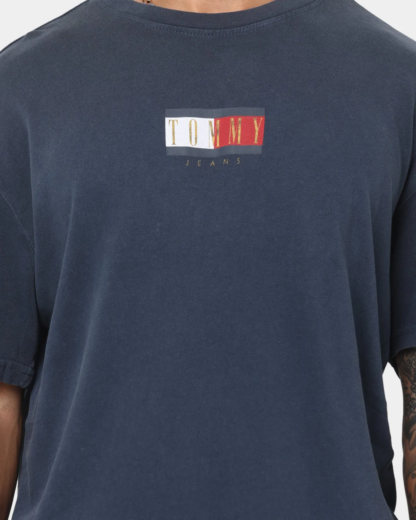 Tommy Jeans Vintage Flag T-Shirt Twilight Navy