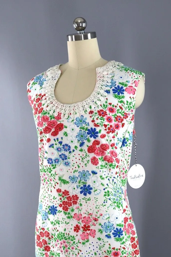 Vintage Utopia Floral Maxi Sundress