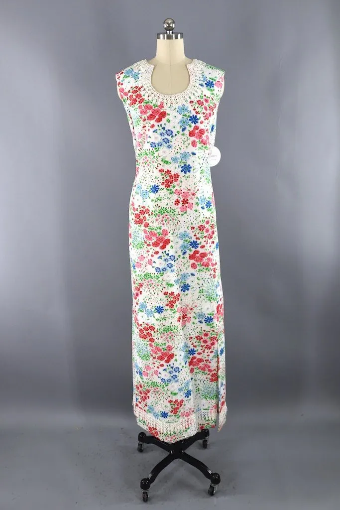 Vintage Utopia Floral Maxi Sundress