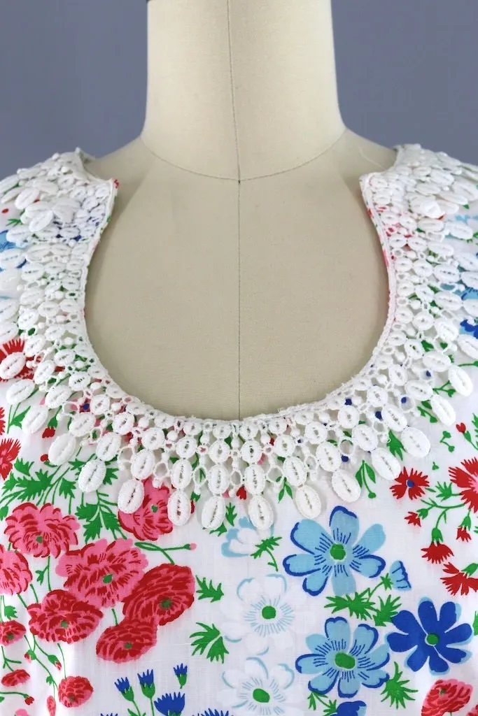 Vintage Utopia Floral Maxi Sundress