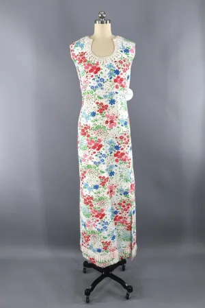 Vintage Utopia Floral Maxi Sundress