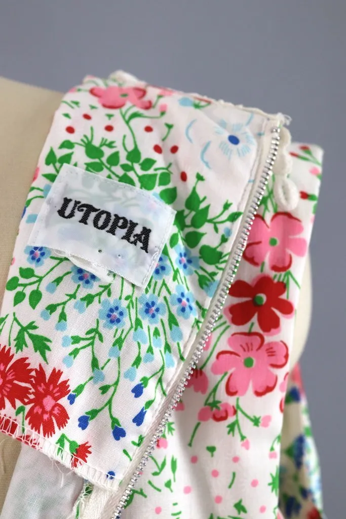 Vintage Utopia Floral Maxi Sundress