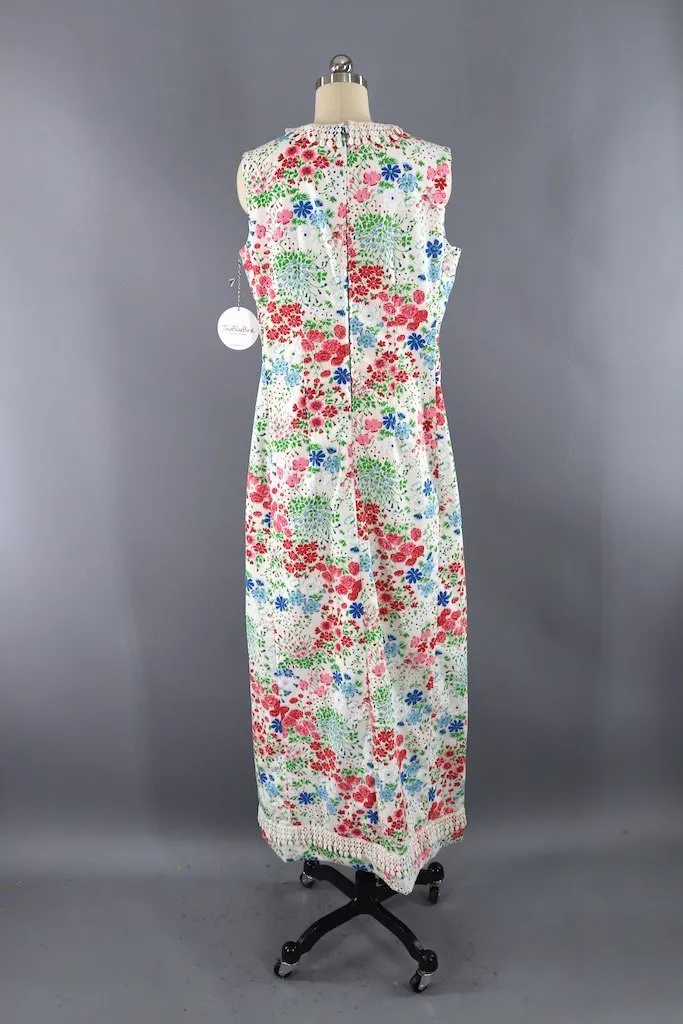 Vintage Utopia Floral Maxi Sundress