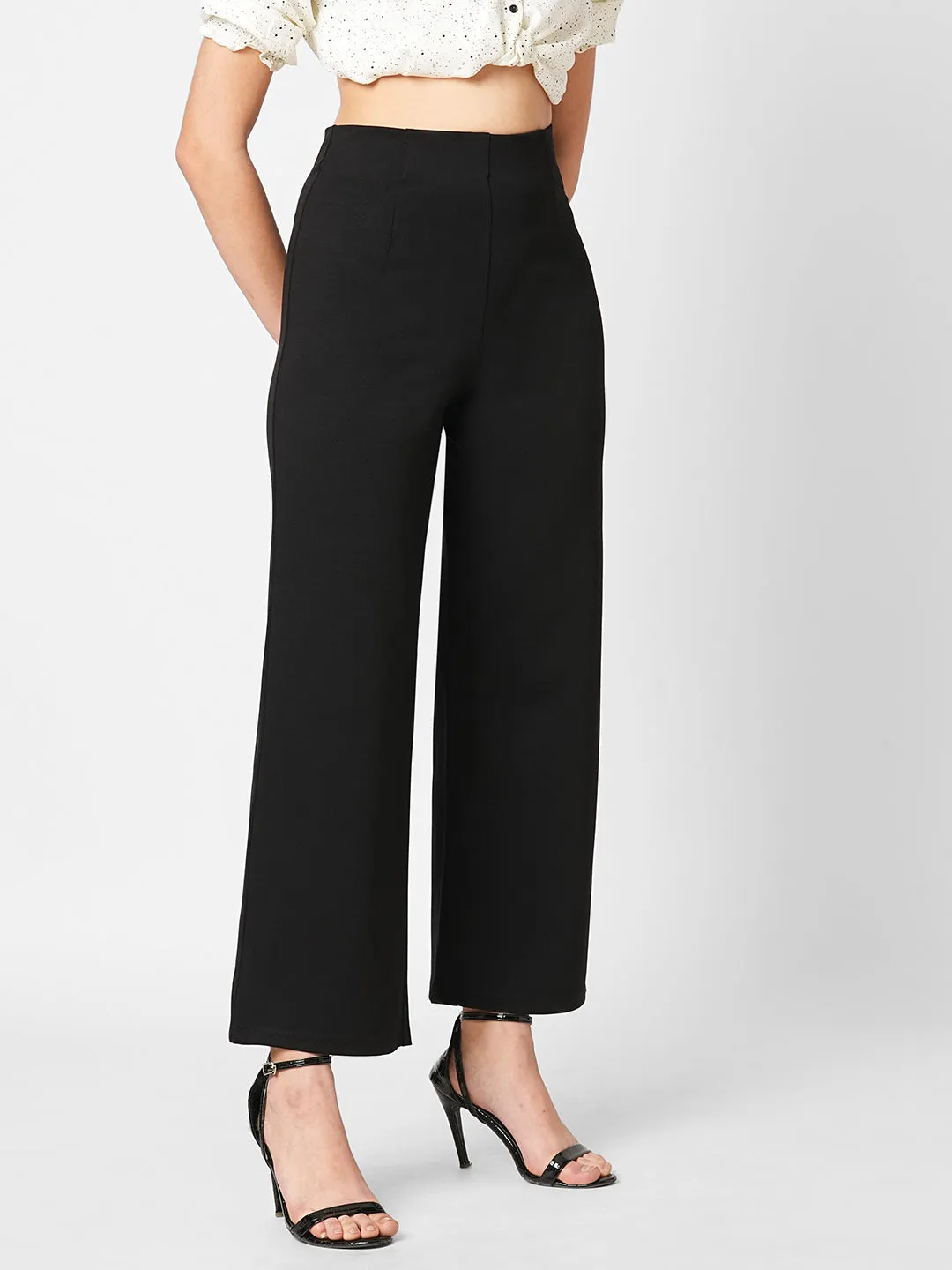 Women High-Rise Wide Treggings