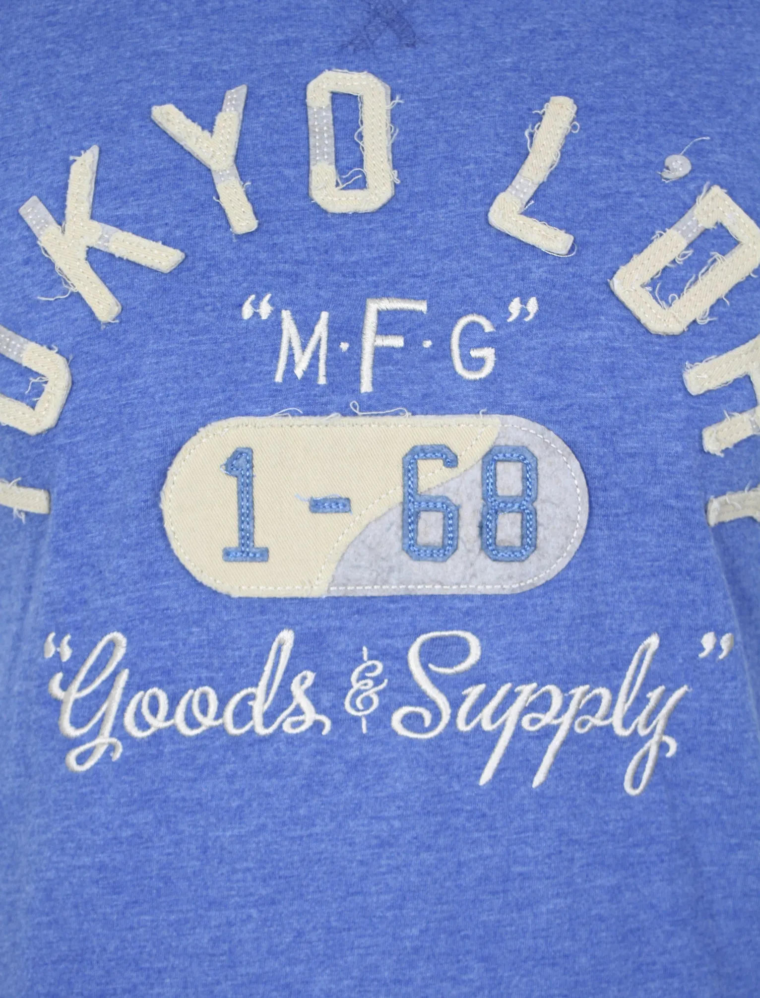 Woodcroft T-Shirt in Cornflower Blue Marl - Tokyo Laundry
