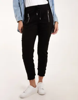 Zip Drawstring Trousers